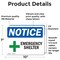 Signmission Emergency Shelter, 10 in W x Rectangle, Vinyl Decal OS-2PACK-NS-D-710-L-15583 - alternate 4